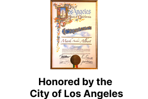 Honored by the City of Los Angeles - Badge
