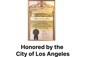 Honored by the City of Los Angeles - Badge