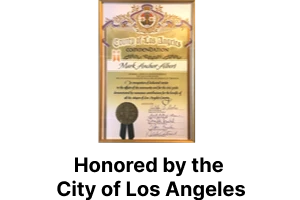 Honored by the City of Los Angeles - Badge